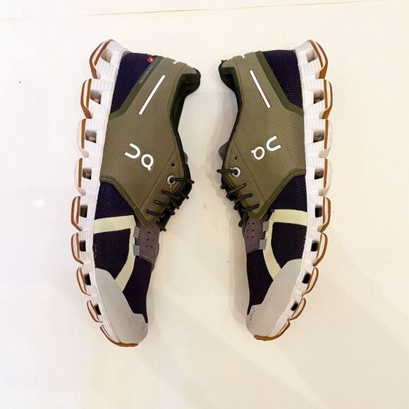 On Running On Cloud 70/30 Running Sneakers Size 8.5 Olive Green - Picture 7 of 9